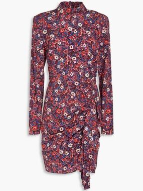 VERONICA BEARD
Louella floral-print stretch-silk mini dress